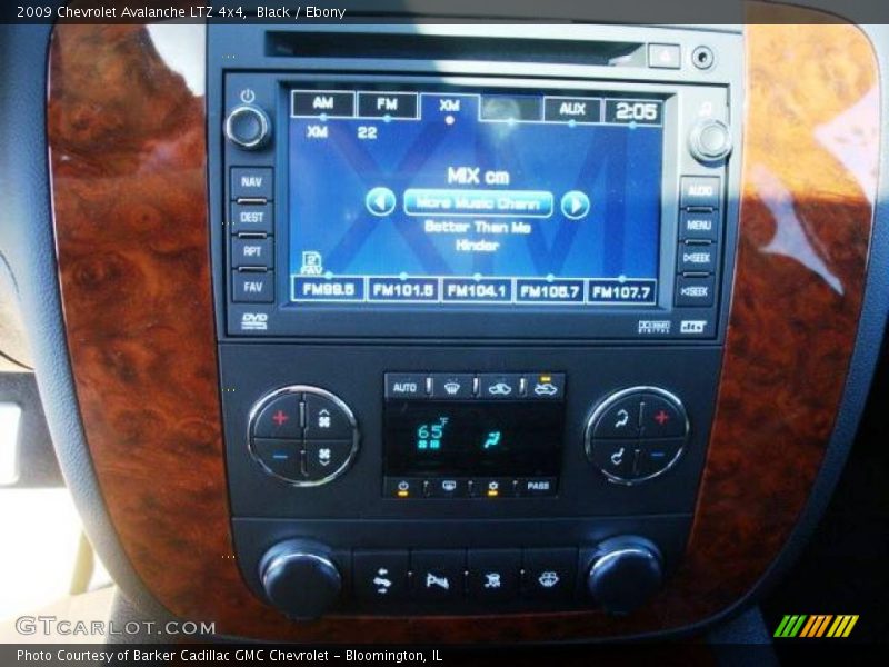 Black / Ebony 2009 Chevrolet Avalanche LTZ 4x4