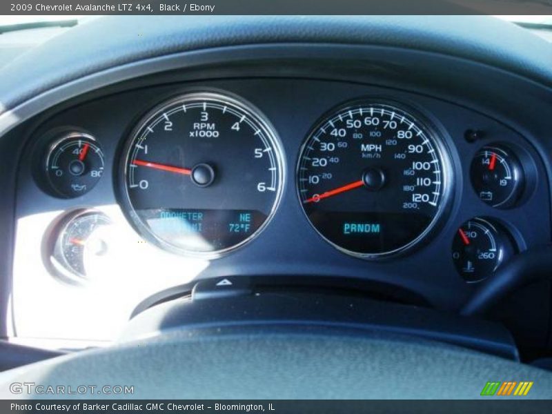 Black / Ebony 2009 Chevrolet Avalanche LTZ 4x4