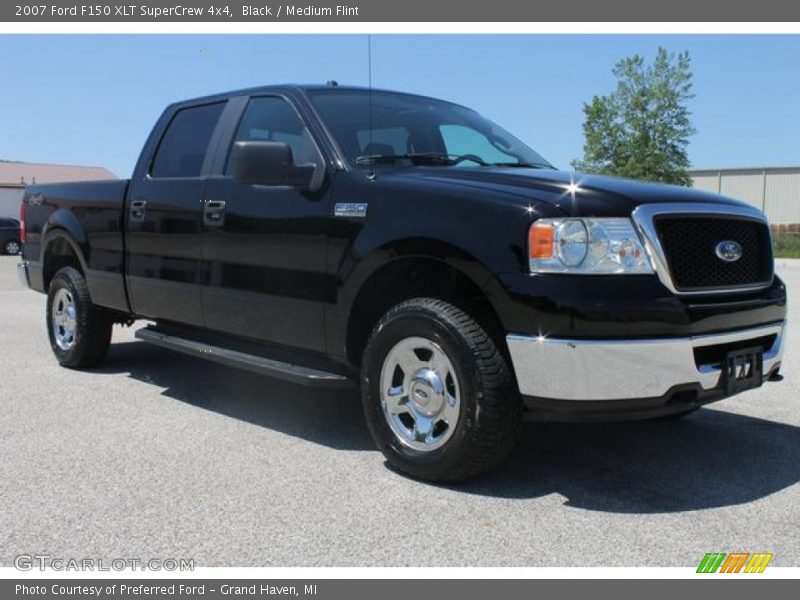 Black / Medium Flint 2007 Ford F150 XLT SuperCrew 4x4