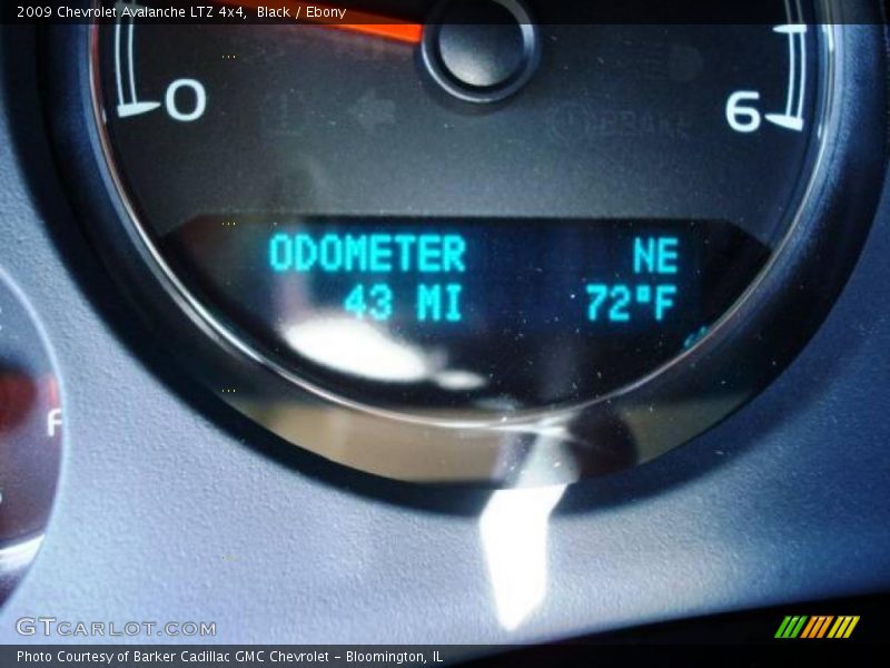 Black / Ebony 2009 Chevrolet Avalanche LTZ 4x4