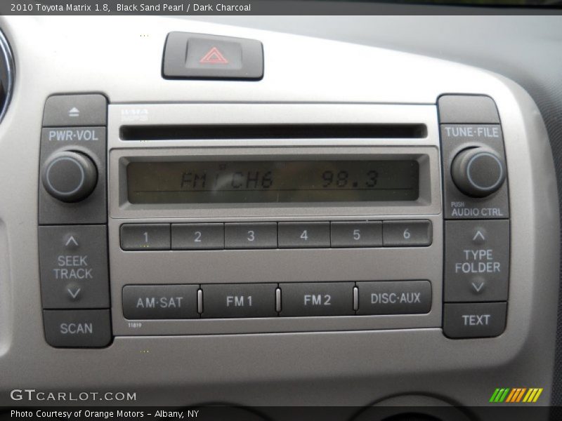 Black Sand Pearl / Dark Charcoal 2010 Toyota Matrix 1.8