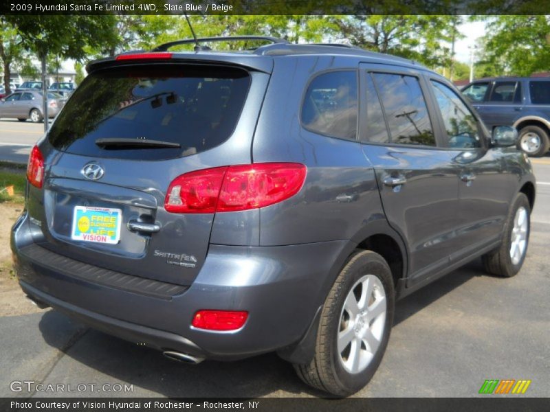Slate Blue / Beige 2009 Hyundai Santa Fe Limited 4WD