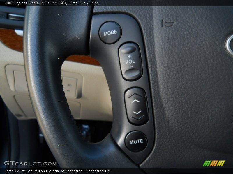 Slate Blue / Beige 2009 Hyundai Santa Fe Limited 4WD
