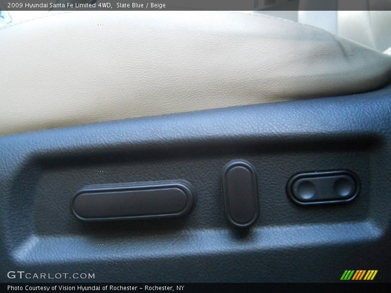 Slate Blue / Beige 2009 Hyundai Santa Fe Limited 4WD