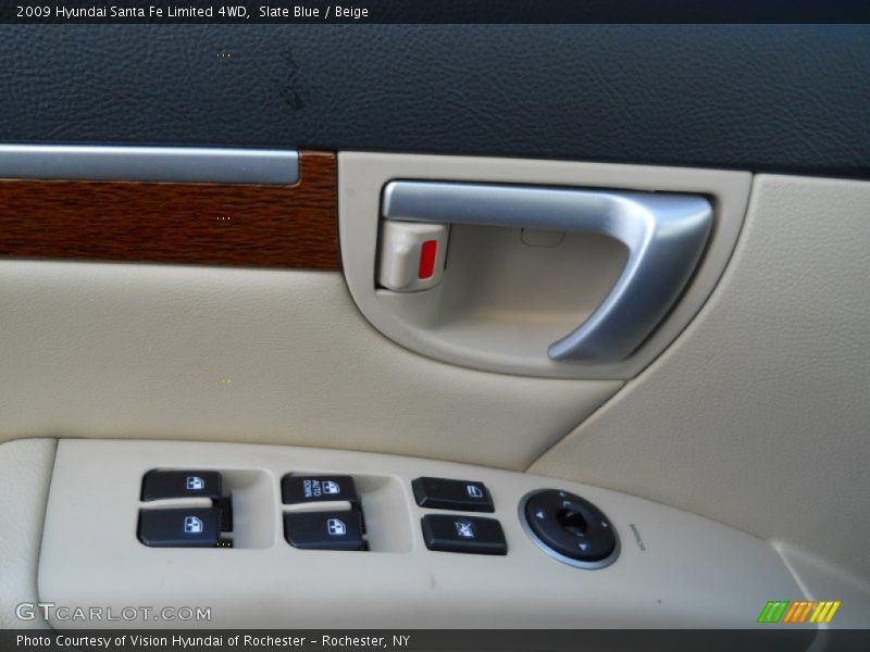 Slate Blue / Beige 2009 Hyundai Santa Fe Limited 4WD