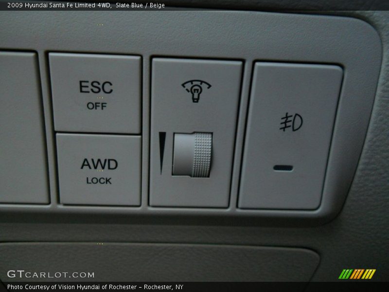 Slate Blue / Beige 2009 Hyundai Santa Fe Limited 4WD