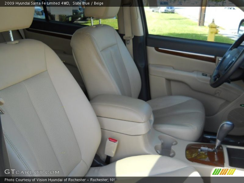 Slate Blue / Beige 2009 Hyundai Santa Fe Limited 4WD