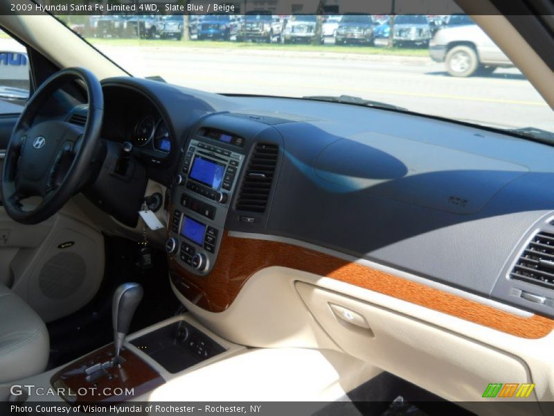 Slate Blue / Beige 2009 Hyundai Santa Fe Limited 4WD