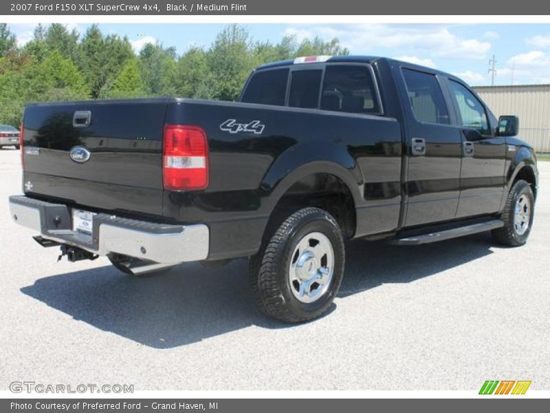 Black / Medium Flint 2007 Ford F150 XLT SuperCrew 4x4