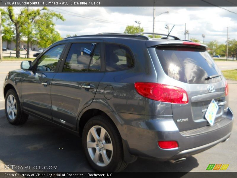 Slate Blue / Beige 2009 Hyundai Santa Fe Limited 4WD