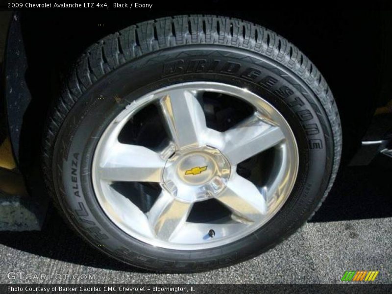 Black / Ebony 2009 Chevrolet Avalanche LTZ 4x4
