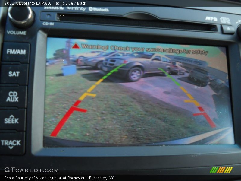 Pacific Blue / Black 2011 Kia Sorento EX AWD