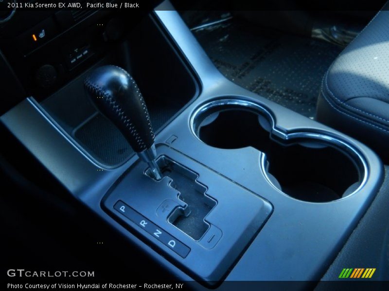 Pacific Blue / Black 2011 Kia Sorento EX AWD