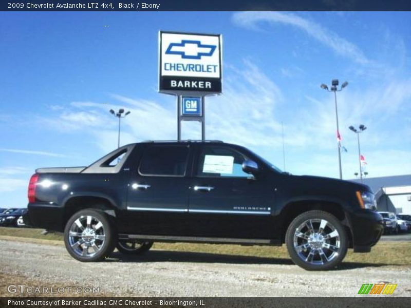 Black / Ebony 2009 Chevrolet Avalanche LTZ 4x4