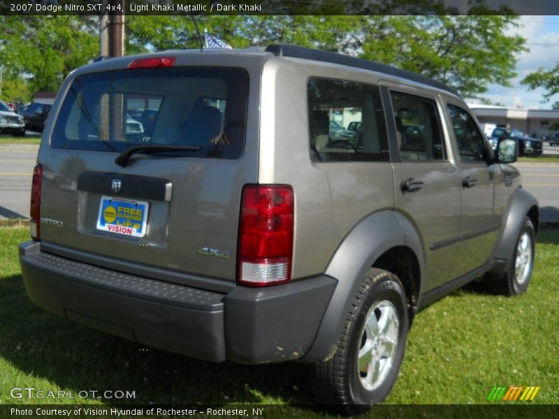 Light Khaki Metallic / Dark Khaki 2007 Dodge Nitro SXT 4x4