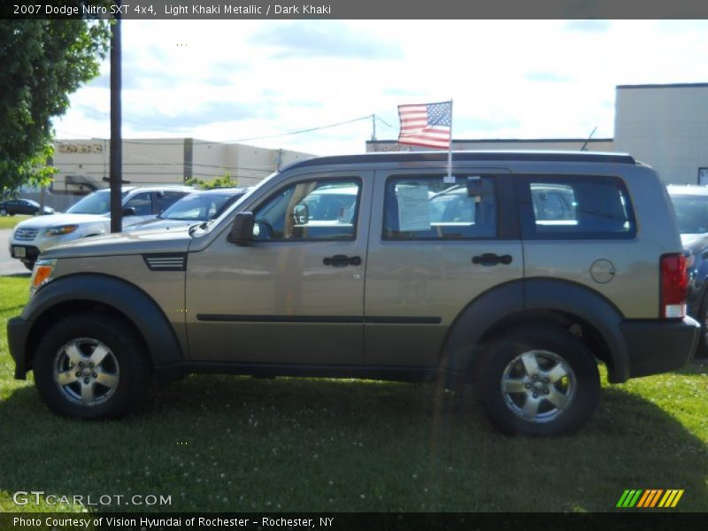 Light Khaki Metallic / Dark Khaki 2007 Dodge Nitro SXT 4x4