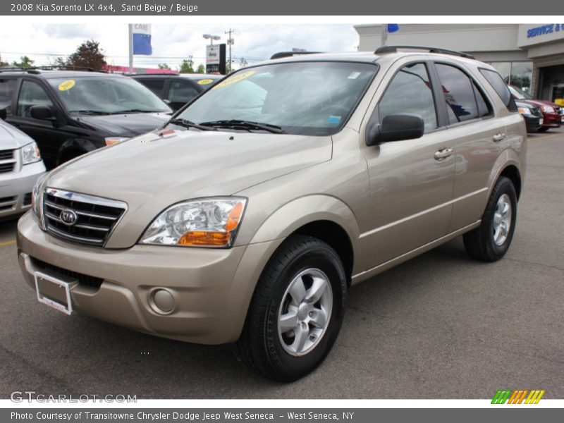 Sand Beige / Beige 2008 Kia Sorento LX 4x4