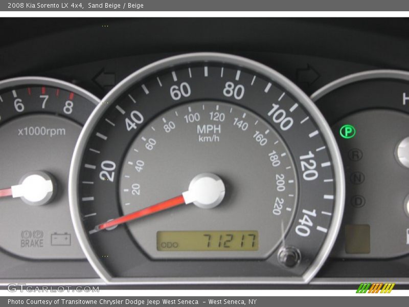 Sand Beige / Beige 2008 Kia Sorento LX 4x4