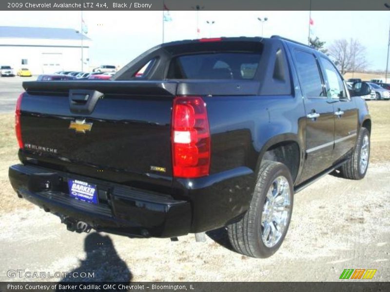 Black / Ebony 2009 Chevrolet Avalanche LTZ 4x4