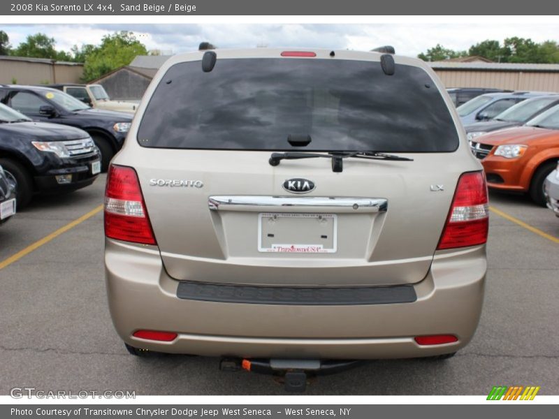 Sand Beige / Beige 2008 Kia Sorento LX 4x4