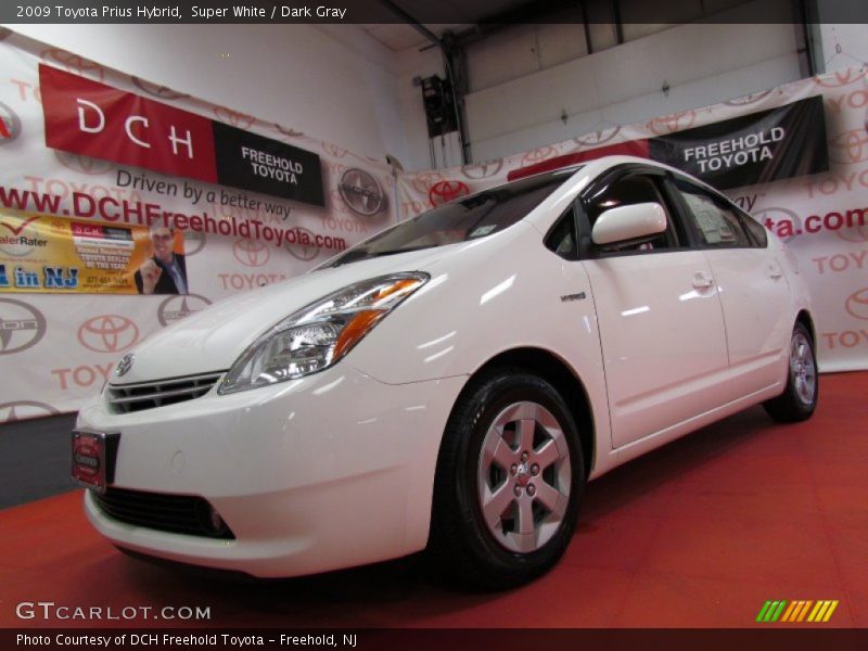 Super White / Dark Gray 2009 Toyota Prius Hybrid