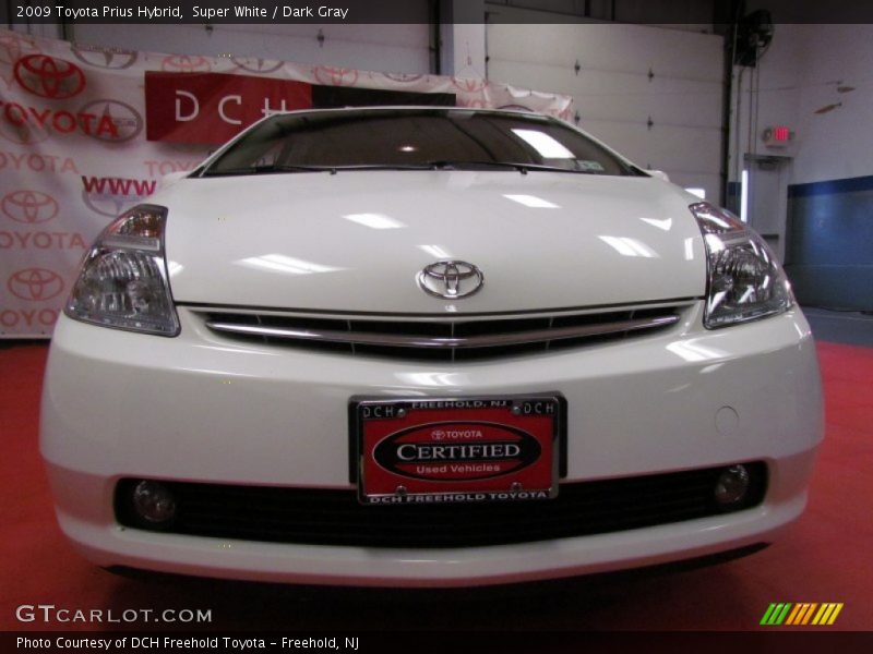 Super White / Dark Gray 2009 Toyota Prius Hybrid