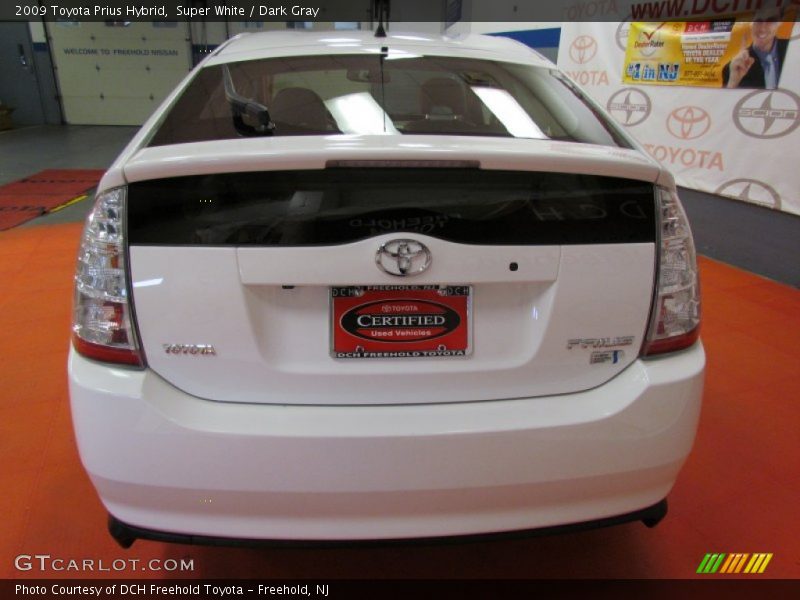 Super White / Dark Gray 2009 Toyota Prius Hybrid