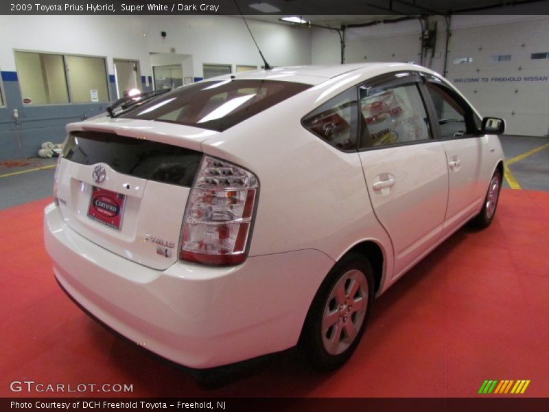 Super White / Dark Gray 2009 Toyota Prius Hybrid