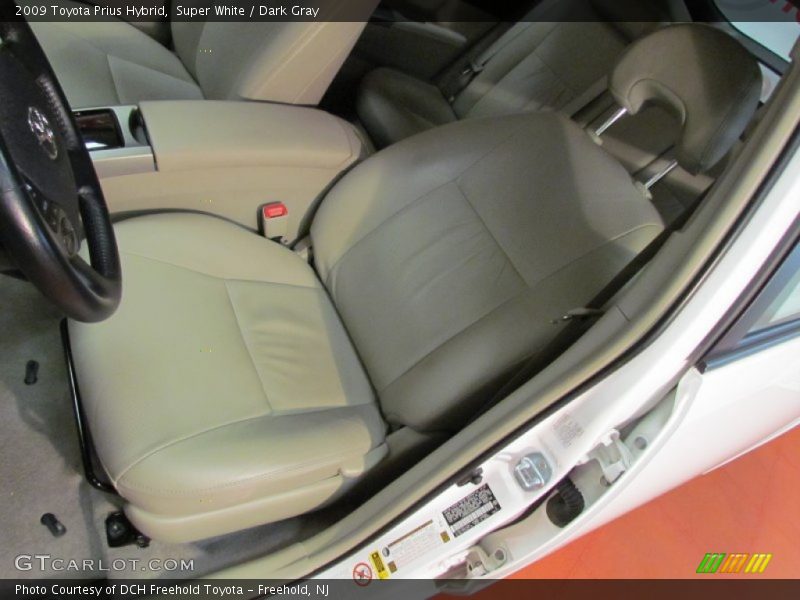 Super White / Dark Gray 2009 Toyota Prius Hybrid