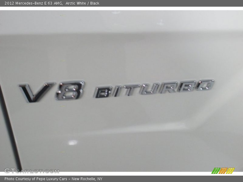 Arctic White / Black 2012 Mercedes-Benz E 63 AMG