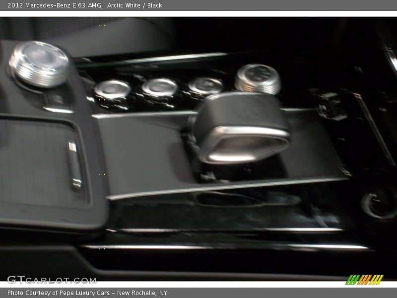 Arctic White / Black 2012 Mercedes-Benz E 63 AMG