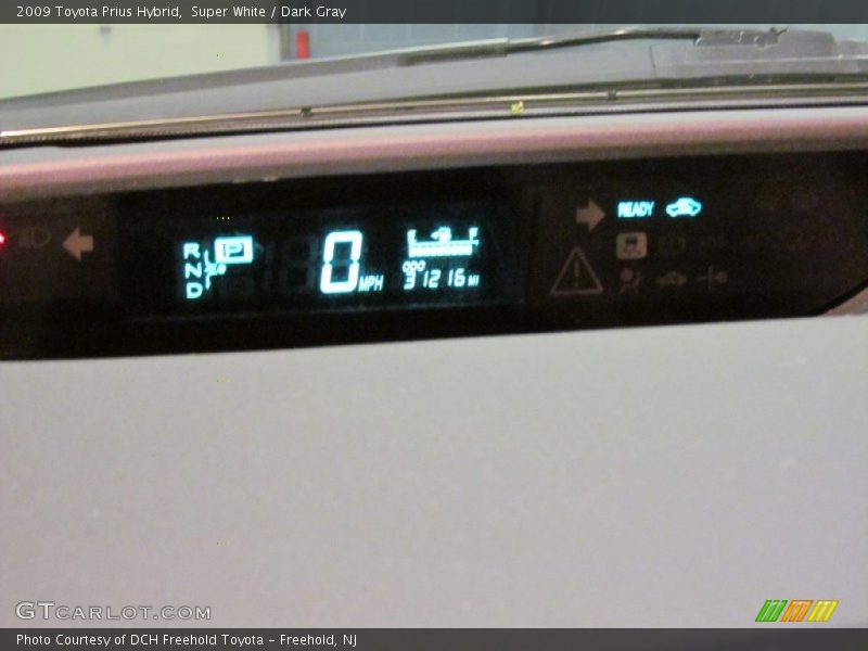 Super White / Dark Gray 2009 Toyota Prius Hybrid