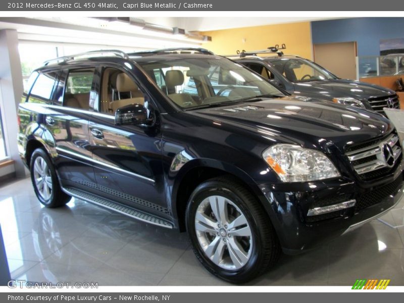 Capri Blue Metallic / Cashmere 2012 Mercedes-Benz GL 450 4Matic
