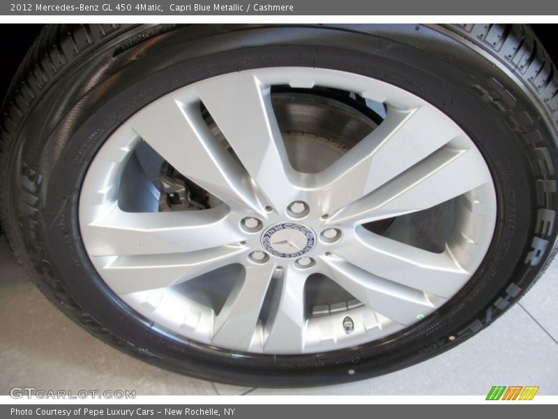 Capri Blue Metallic / Cashmere 2012 Mercedes-Benz GL 450 4Matic