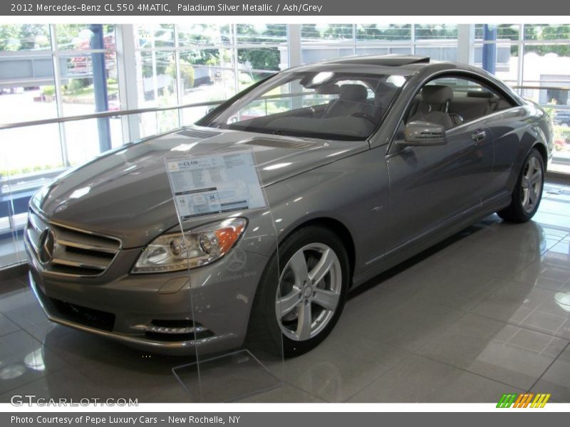 Paladium Silver Metallic / Ash/Grey 2012 Mercedes-Benz CL 550 4MATIC