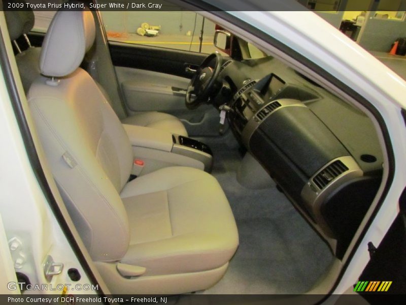 Super White / Dark Gray 2009 Toyota Prius Hybrid