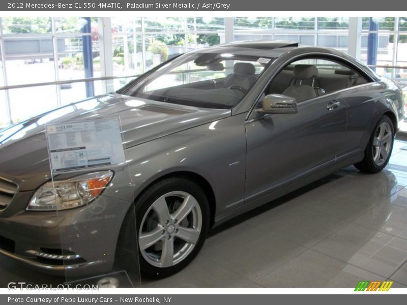 Paladium Silver Metallic / Ash/Grey 2012 Mercedes-Benz CL 550 4MATIC