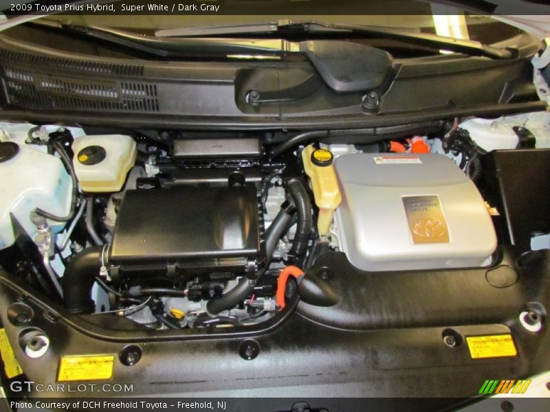 Super White / Dark Gray 2009 Toyota Prius Hybrid