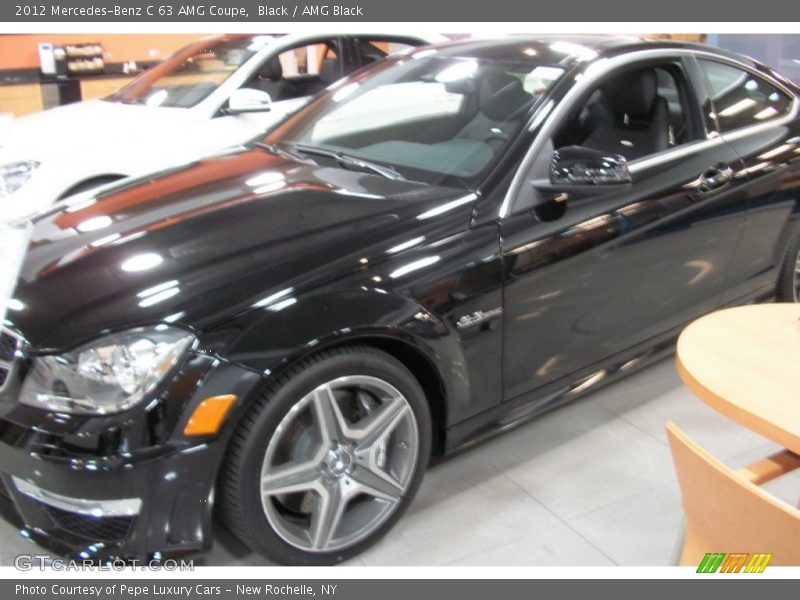 Black / AMG Black 2012 Mercedes-Benz C 63 AMG Coupe
