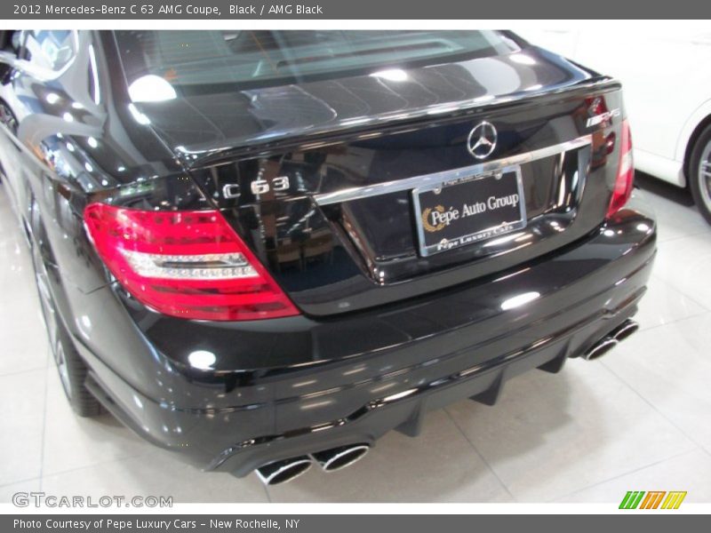 Black / AMG Black 2012 Mercedes-Benz C 63 AMG Coupe