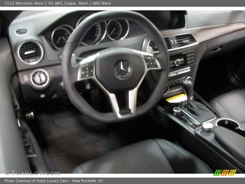 Black / AMG Black 2012 Mercedes-Benz C 63 AMG Coupe