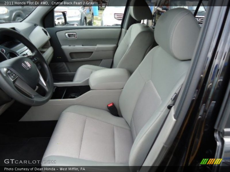 Crystal Black Pearl / Gray 2011 Honda Pilot EX 4WD