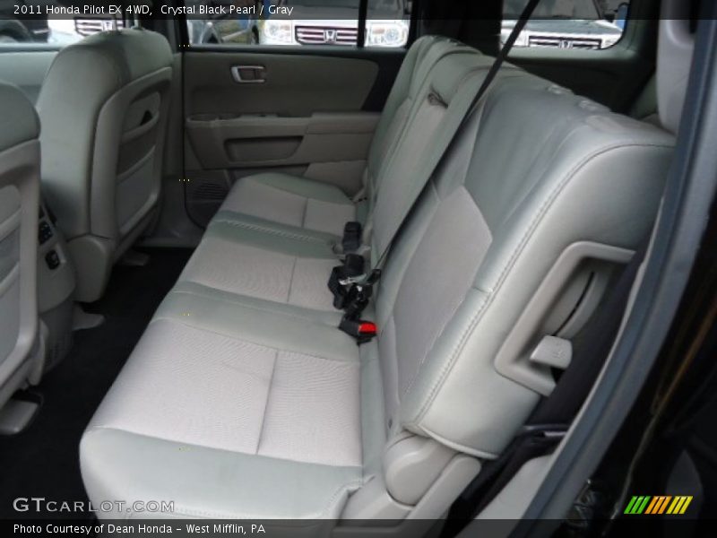 Crystal Black Pearl / Gray 2011 Honda Pilot EX 4WD