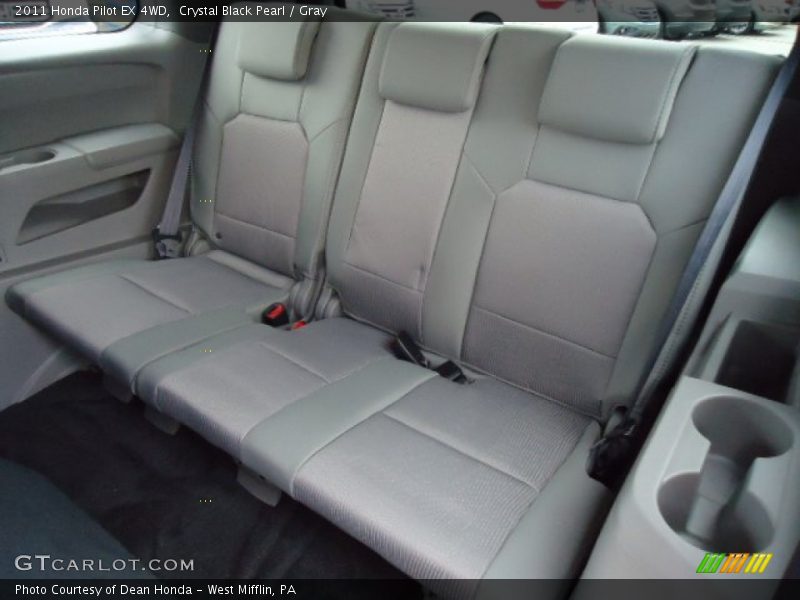 Crystal Black Pearl / Gray 2011 Honda Pilot EX 4WD