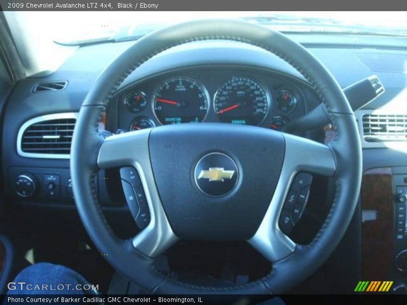 Black / Ebony 2009 Chevrolet Avalanche LTZ 4x4