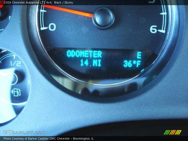Black / Ebony 2009 Chevrolet Avalanche LTZ 4x4