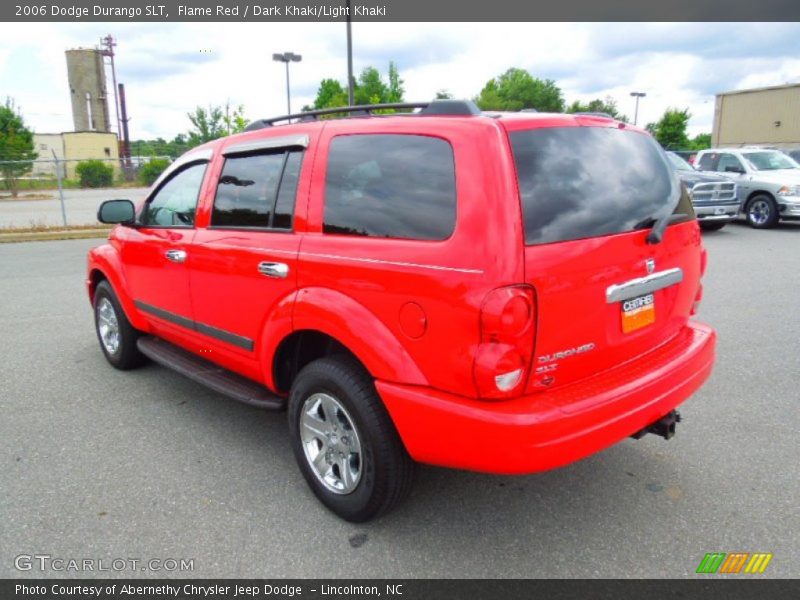 Flame Red / Dark Khaki/Light Khaki 2006 Dodge Durango SLT