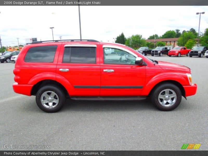 Flame Red / Dark Khaki/Light Khaki 2006 Dodge Durango SLT