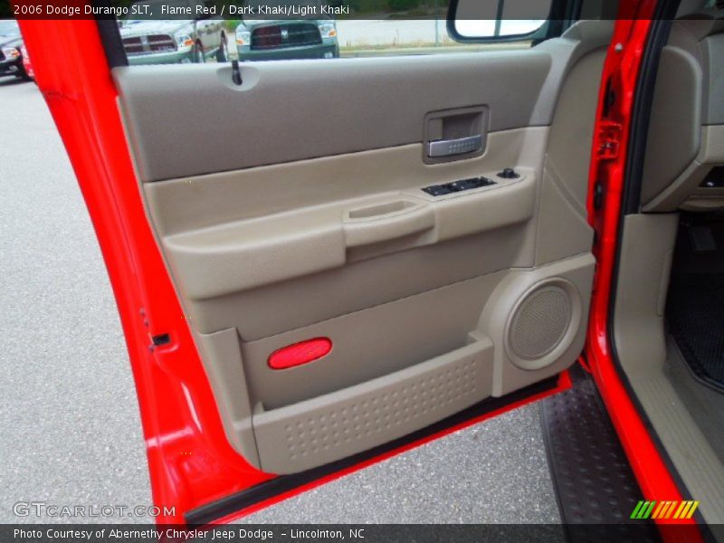 Flame Red / Dark Khaki/Light Khaki 2006 Dodge Durango SLT