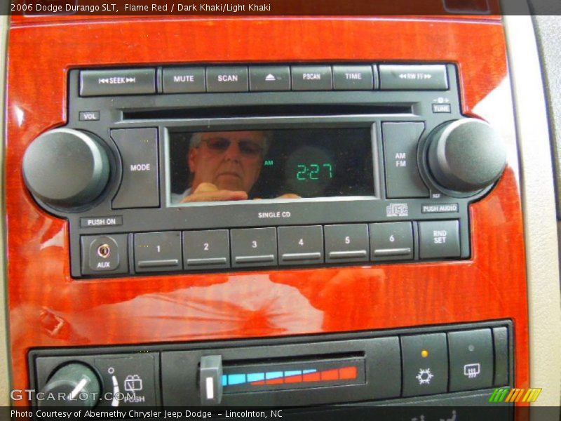 Flame Red / Dark Khaki/Light Khaki 2006 Dodge Durango SLT